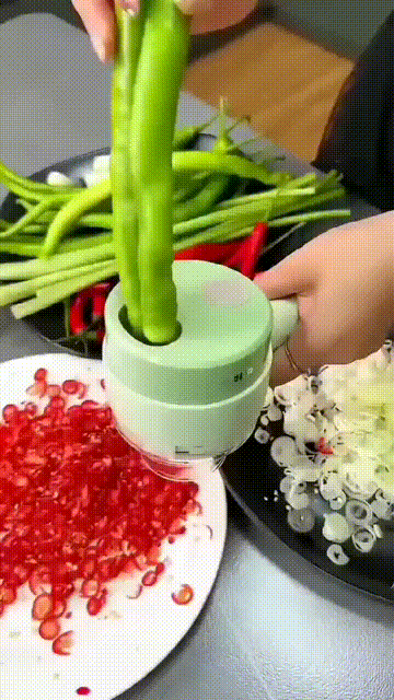 4 in 1 Portable Electric Vegetable Cutter Set